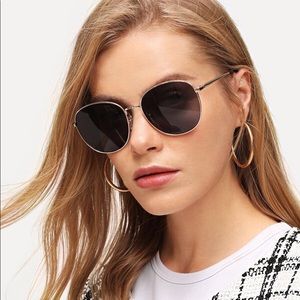 Shein Metal Frame Sunglasses